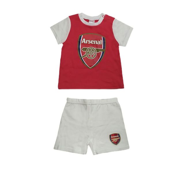 ست تیشرت و شلوارک ورزشی نوزادی مدل Arsenal