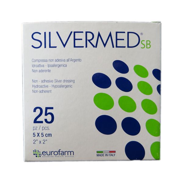 پانسمان یوروفارم مدل SILVERMED SB بسته 25 عددی