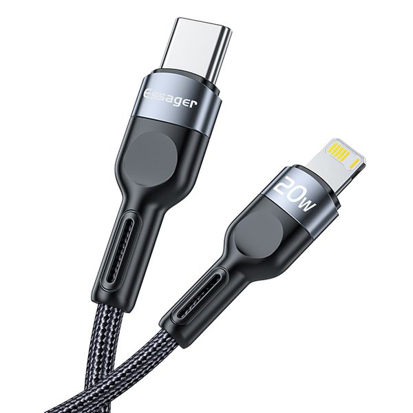 کابل تبدیل USB-C به لایتنینگ اساگر مدل CXL33 طول 1 متر