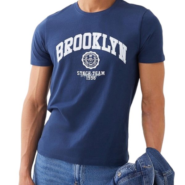 تی شرت آستین کوتاه مردانه ال سی وایکیکی مدل سوپر پنبه BROKLYN