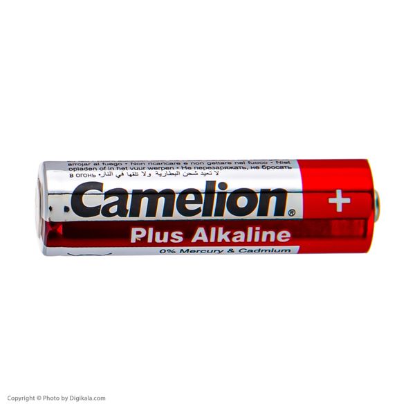باتری قلمی و نیم قلمی کملیون مدل Plus Alkaline مجموعه 12 عددی
