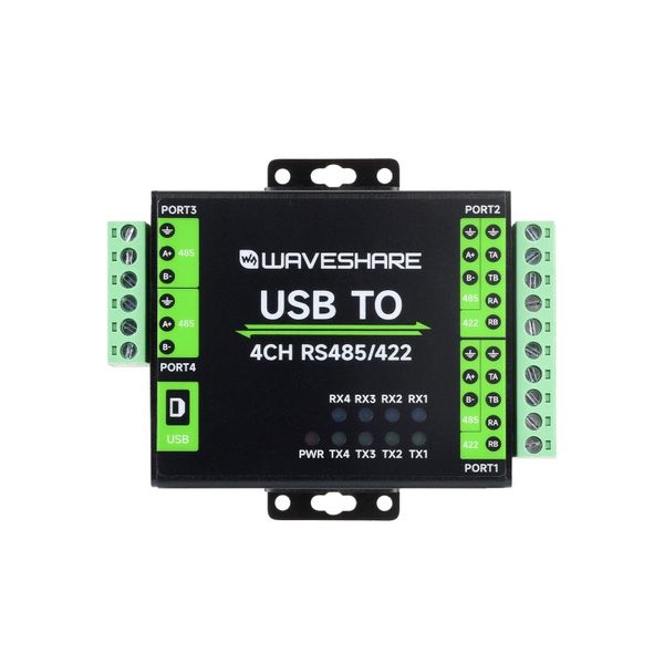 مبدل صنعتی USB به سریال ویوشیر مدل USB TO 4CH RS485/422