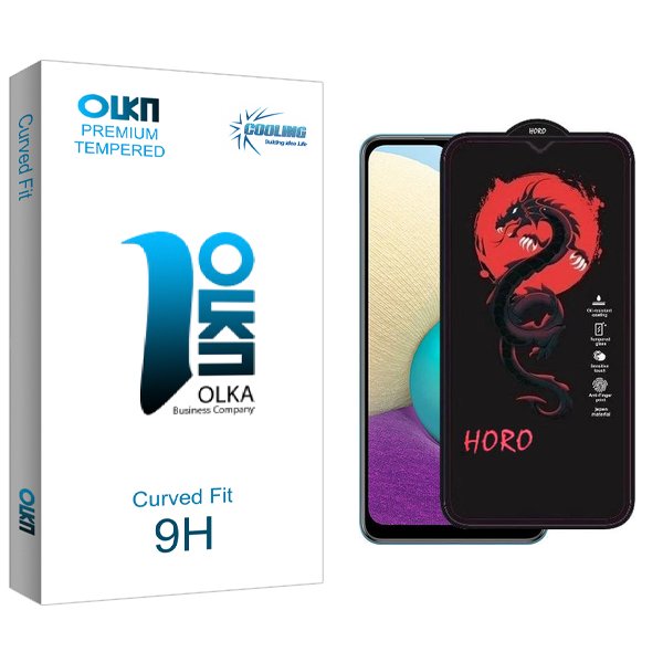 محافظ صفحه نمایش کولینگ مدل Olka Horo مناسب برای گوشی موبایل سامسونگ galaxy a02