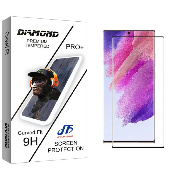 محافظ صفحه نمایش شیشه ای جی اف مدل Diamond FLGL مناسب برای گوشی موبایل سامسونگ Galaxy S22 Ultra