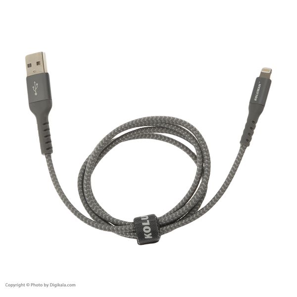 کابل تبدیل USB به لایتنینگ کلومن پلاس مدل +K1 طول 1 متر