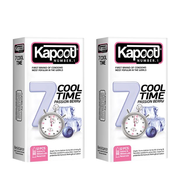 کاندوم کاپوت مدل 7Cool Time مجموعه 2 عددی