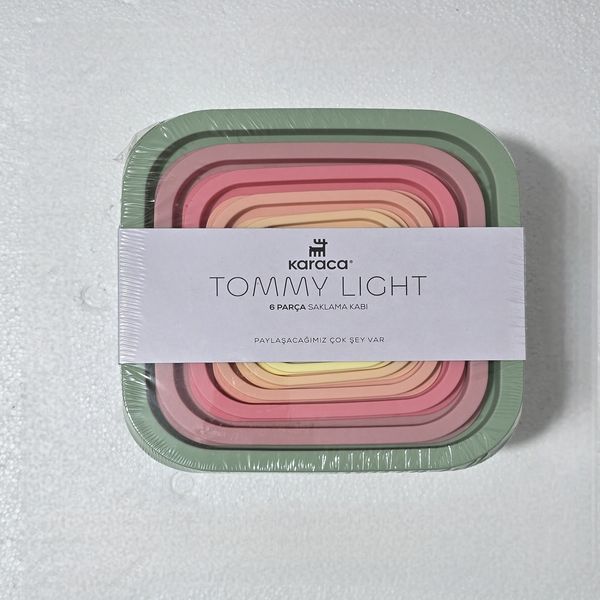 ظرف نگهدارنده کاراجا مدل Tommy Light مجموعه 6 عددی