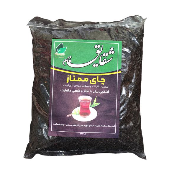 چای سیاه سرگل بهاره ممتاز شقایق - 1 کیلوگرم
