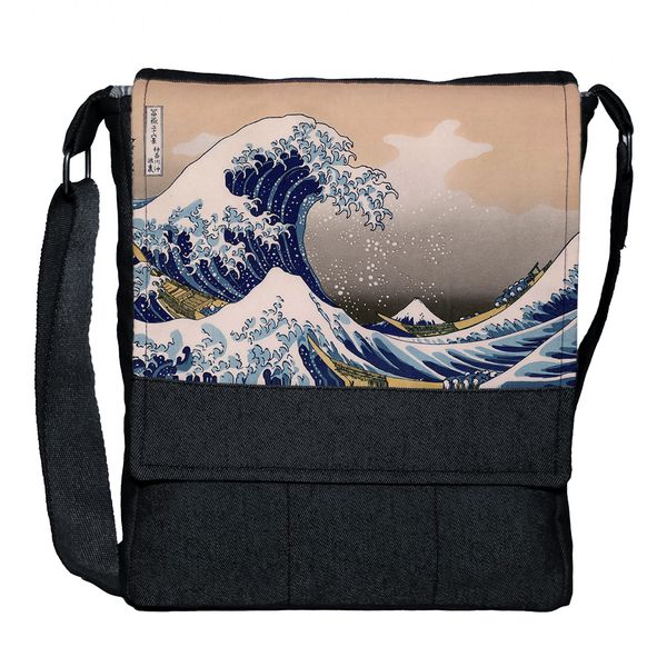 کیف رودوشی چی چاپ مدل نقاشی موج عظیم کاناگاوا کد 65204