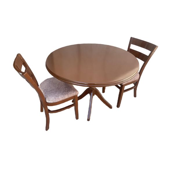 میز و صندلی ناهارخوری 2 نفره گالری چوب آشنایی مدل 763-Ro2