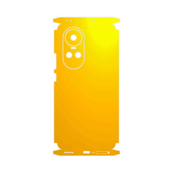 برچسب پوششی ماهوت مدل Matte-Deep-Mustard-FullSkin مناسب برای گوشی موبایل اپو Reno 10 5G