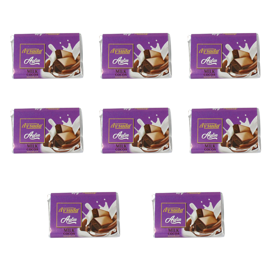 شکلات شیری آی سودا - 25 گرمی بسته 8 عددی
