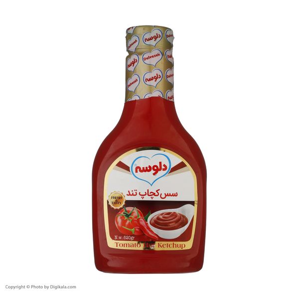 سس گوجه فرنگی تند دلوسه - 520 گرم