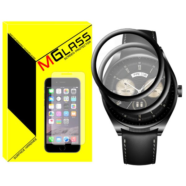 محافظ صفحه نمایش نانو ام‌گلس مدل Pmma-MG مناسب برای ساعت هوشمند هواوی Watch Buds بسته دو عددی