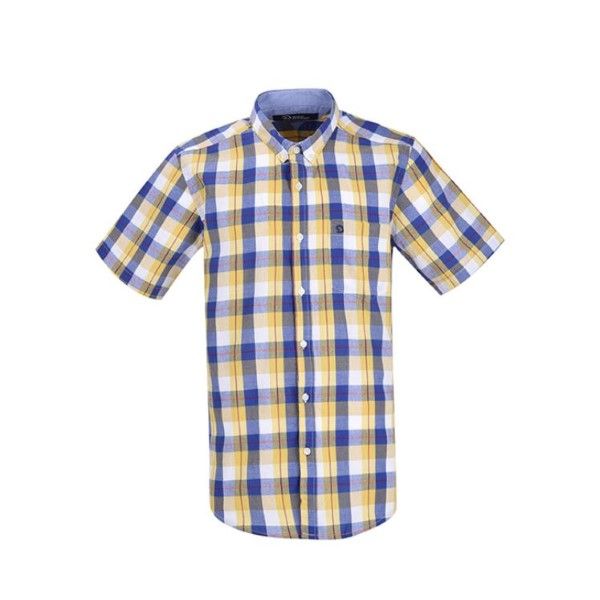 پیراهن آستین کوتاه مردانه بادی اسپینر مدل 01970673 کد 3 رنگ زرد