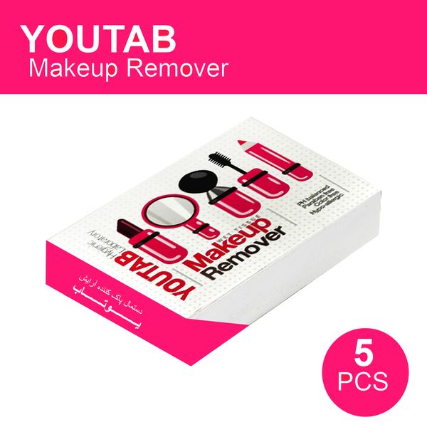 دستمال پاک کننده آرایش صورت یوتاب مدل Makeup R6 مجموعه 6 عددی