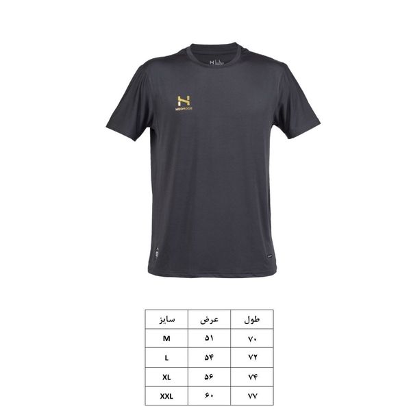 تی شرت ورزشی مردانه هومد مدل Light کد LN 01