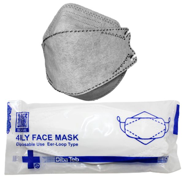 ماسک تنفسی دیباطب مدل 3d بسته 10 عددی