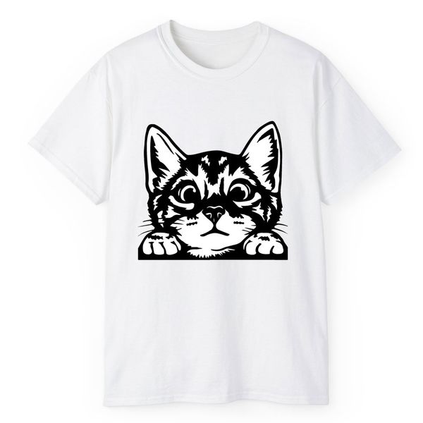 تی شرت آستین کوتاه مردانه مدل گربه کد 1499