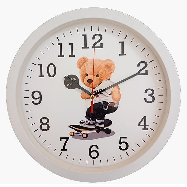 ساعت دیواری کودک مدل خرس کد 4021211