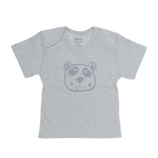 تی شرت آستین کوتاه نوزادی بی سی سی مدل Panda