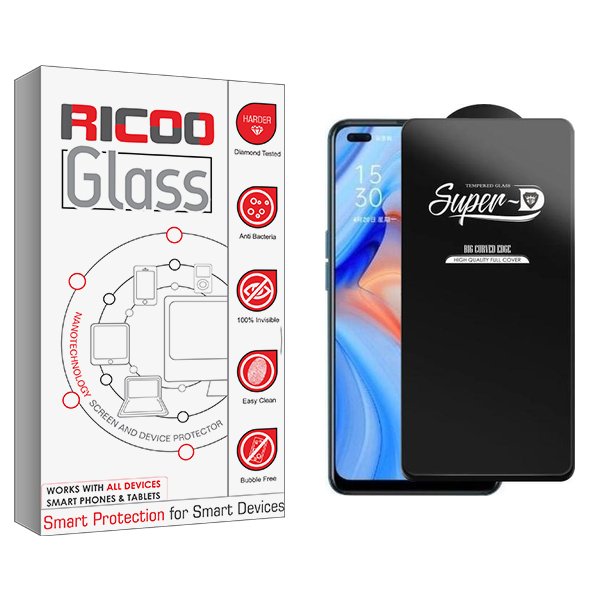 محافظ صفحه نمایش ریکو مدل RiC2 SuperD مناسب برای گوشی موبایل اوپو Reno 4
