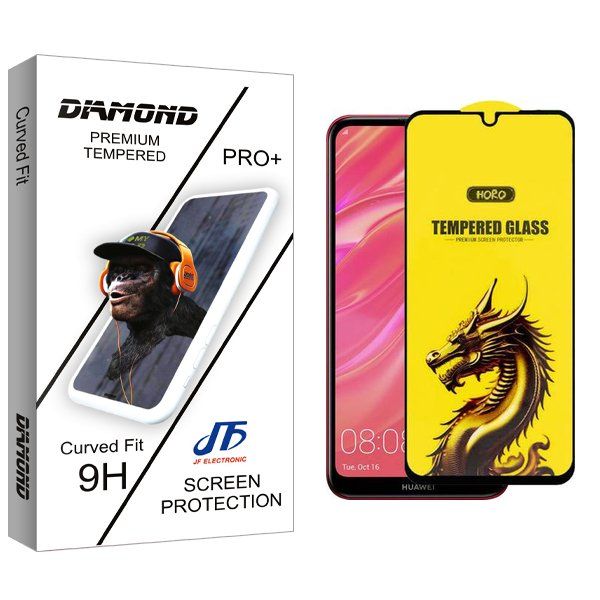 محافظ صفحه نمایش جی اف مدل Diamond Y-Horo مناسب برای گوشی موبایل هوآوی Y7 2019