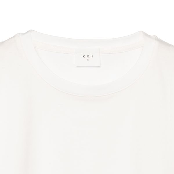تی شرت آستین کوتاه زنانه کوی مدل 370 رنگ سفید
