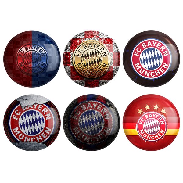 مگنت خندالو طرح باشگاه بایرن مونیخ FC Bayern Munich کد 1723A مجموعه 6 عددی