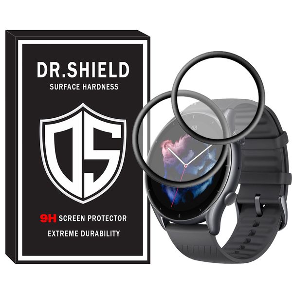 محافظ صفحه نمایش دکترشیلد مدل DR-PM مناسب برای ساعت هوشمند امیزفیت GTR 3Pro بسته دو عددی