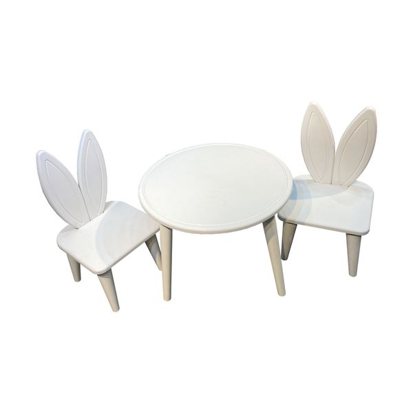ست میز و صندلی کودک مدل خرگوش