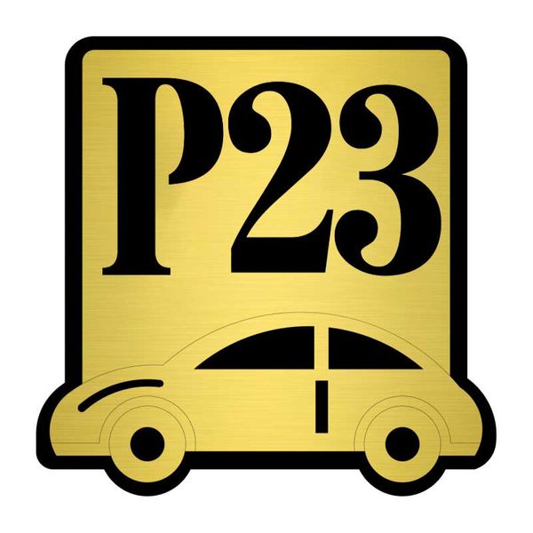 تابلو نشانگر کازیوه طرح پارکینگ شماره23 کد P-BG 23