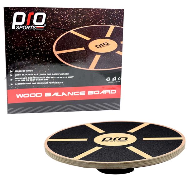 تخته تعادلی چوبی پرو اسپورتز مدل WOOD BALANCE BOARD1000