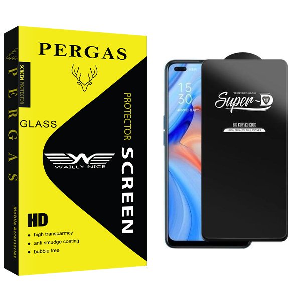 محافظ صفحه نمایش وایلی نایس مدل Pergas SuperD مناسب برای گوشی موبایل اوپو Reno 4