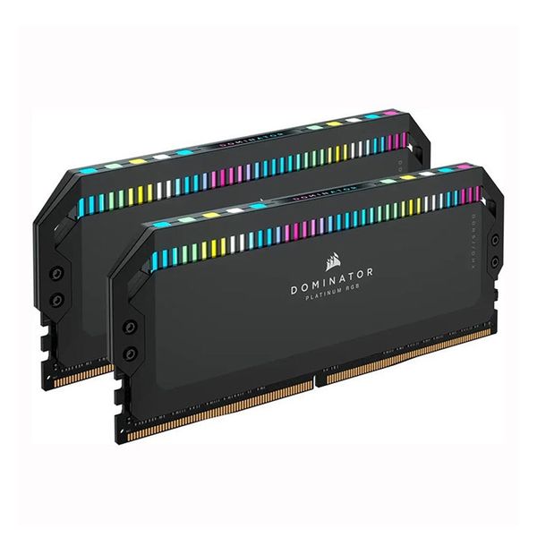 رم دسکتاپ DDR5 دو کاناله 6400 مگاهرتز CL32 کورسیر مدل Dominator Platinum RGB ظرفیت 64 گیگابایت