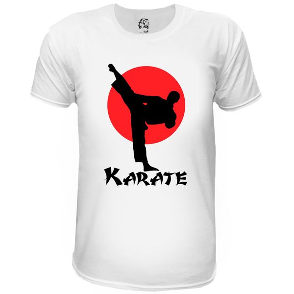 تی شرت آستین کوتاه مردانه اسد طرح کاراته کد 79