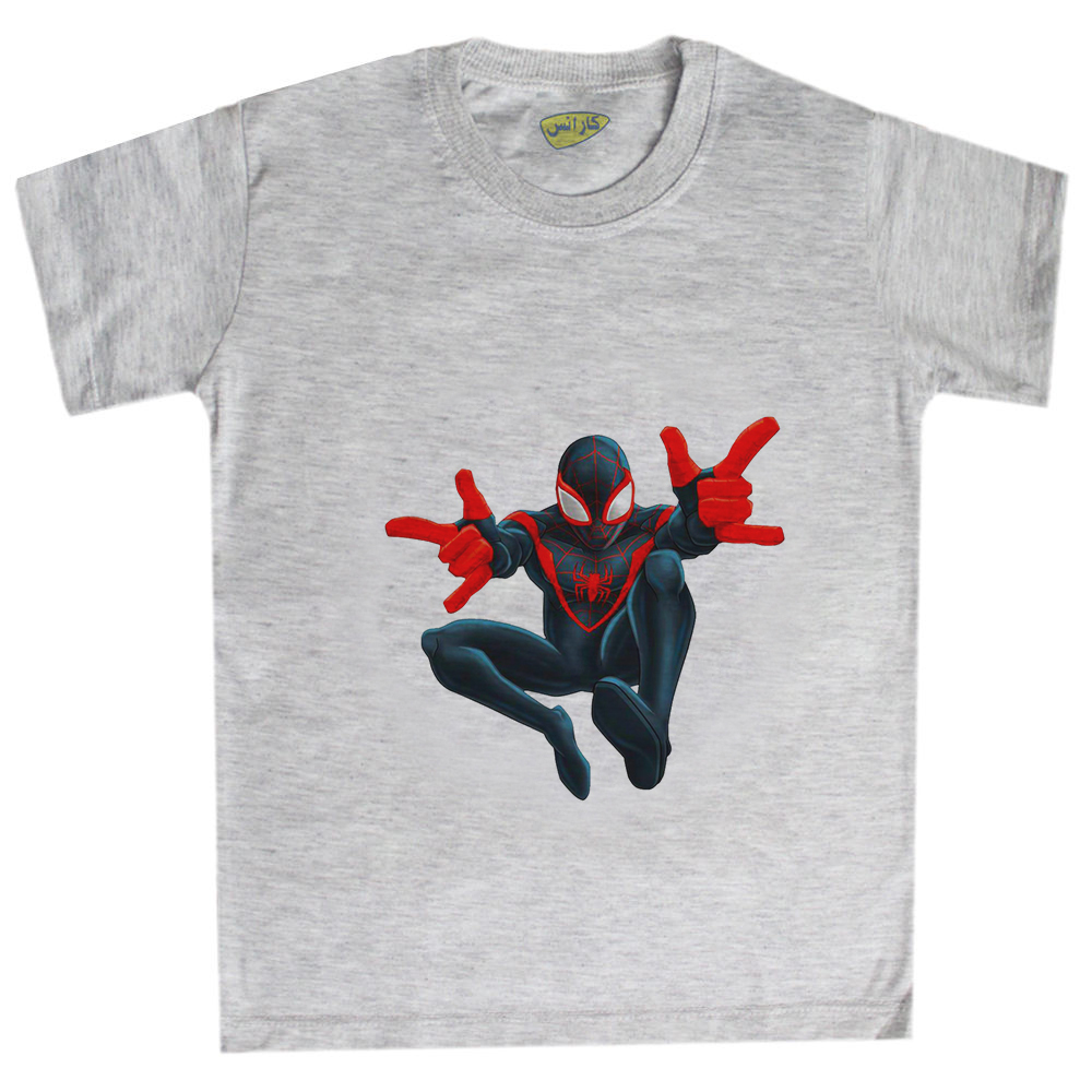 تی شرت پسرانه کارانس طرح مرد عنکبوتی مدل BTM-2111