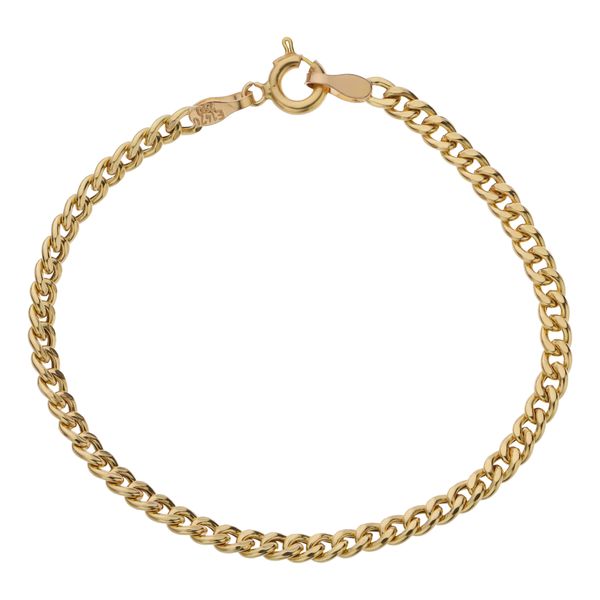 دستبند طلا 18 عیار زنانه طلای مستجابی مدل 40101