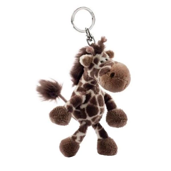 آویز عروسکی نیکی طرح زرافه مدل Giraffe Keyring