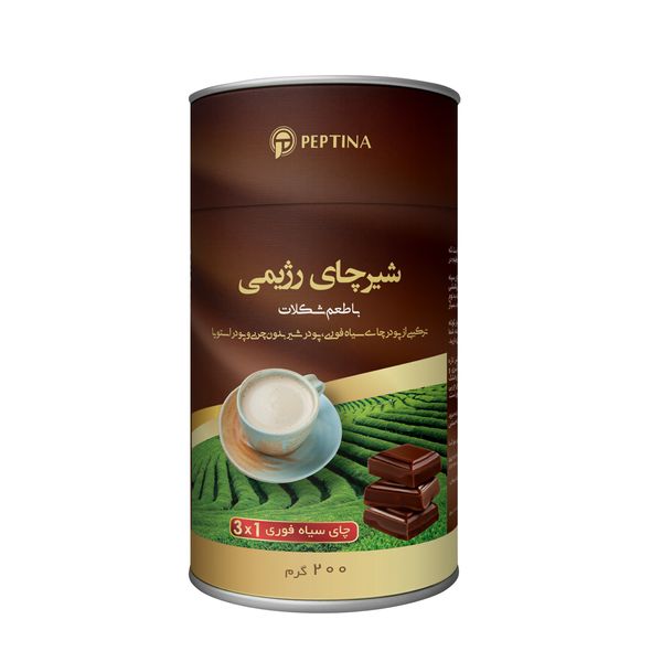 شیرچای رژیمی با طعم شکلات پپتینا - 200 گرم