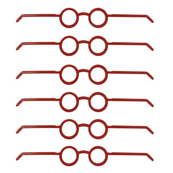 عینک عروسک ملورین هنر کد org-6 بسته 6 عددی