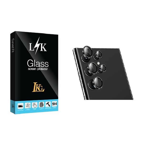 محافظ لنز دوربین رینگی ال کا جی مدل LK مناسب برای گوشی موبایل سامسونگ Galaxy S23 Ultra