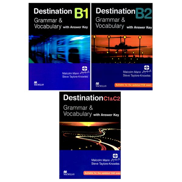 کتاب Destination Grammar And Vocabulary With Answer Key اثر Malcolm Mann And Steve Taylore-Knowles انتشارات سپاهان 3 جلدی
