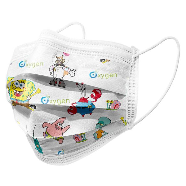ماسک تنفسی کودک اکسیژن پلاس مدل سه لایه بسته 90 عددی