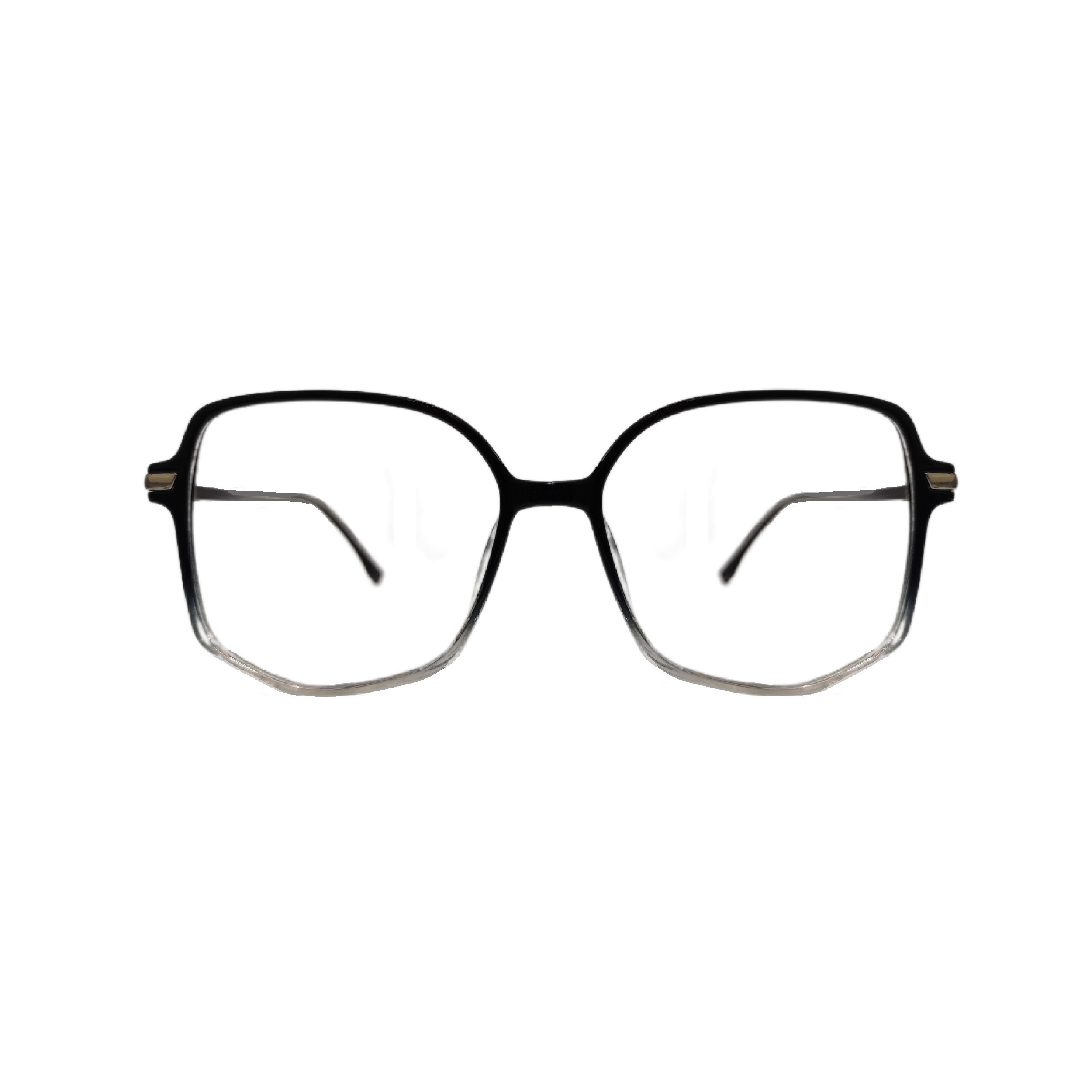 فریم عینک طبی زنانه مدل چند ضلعی فریم شفاف کد 038 UV400
