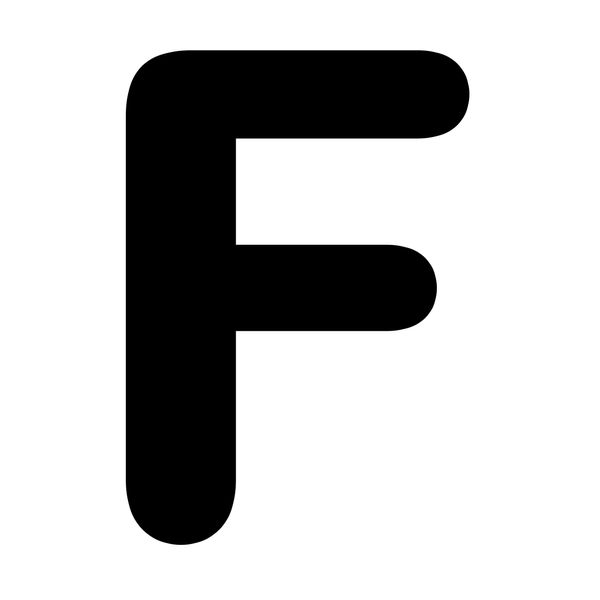 استیکر چوبی کودک مدل حروف انگلیسی کد MDF-M-F