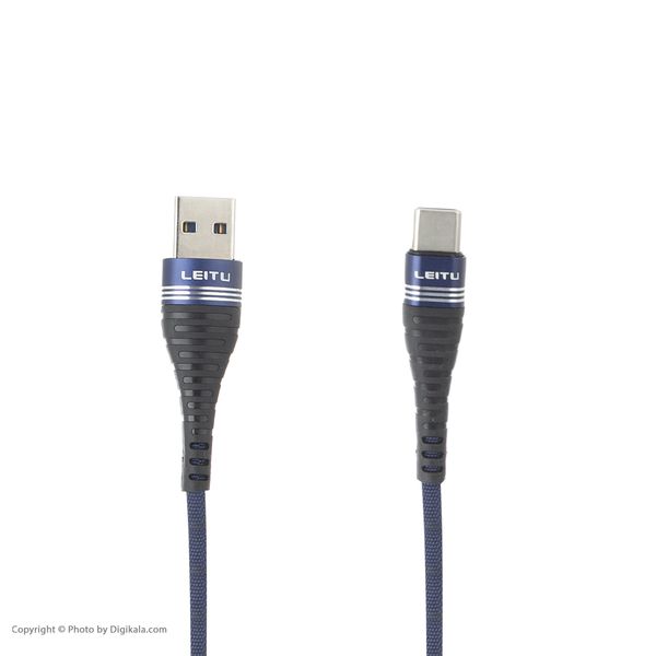 کابل تبدیل USB به USB-C لیتو مدل LD-11 طول 1 متر