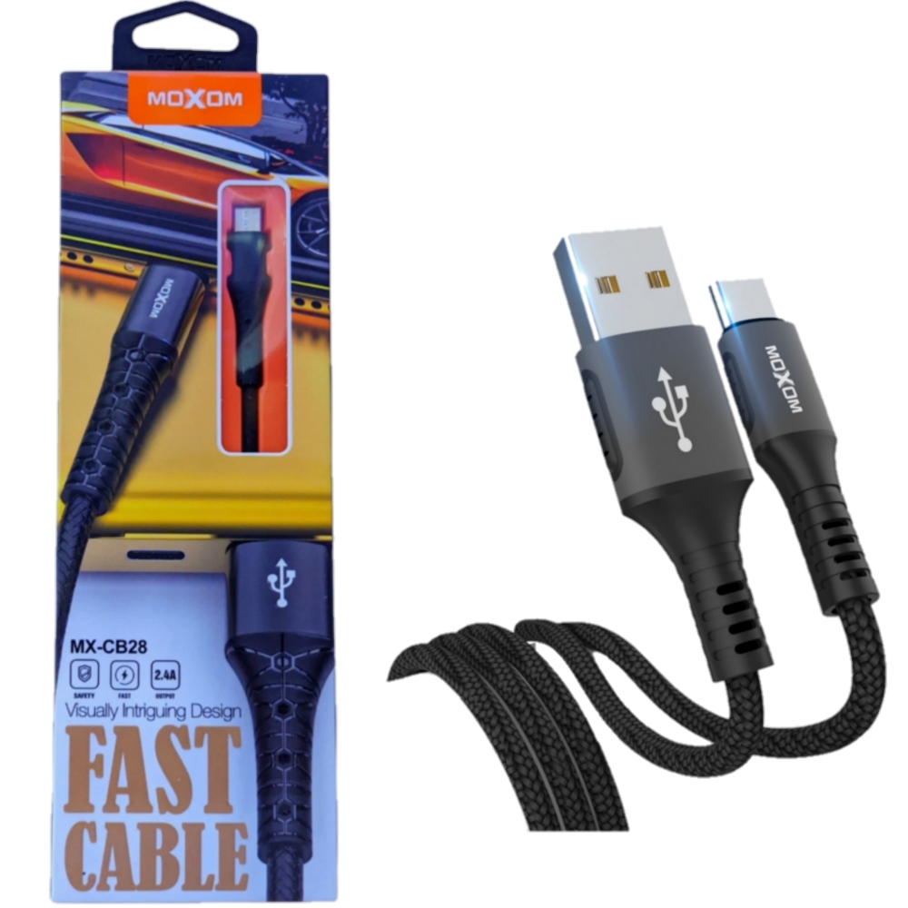 کابل تبدیل USB به USB-C موکسوم مدل MX-CB28 طول 1 متر