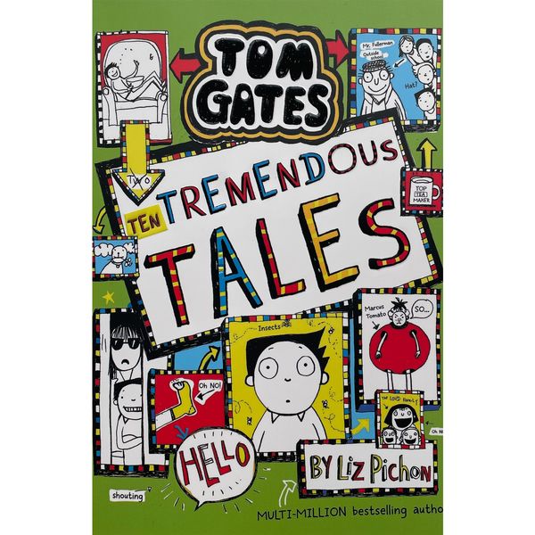 کتابTOM GATES 18- ten tremendous tales اثر Liz Pichon انتشارات معیار علم