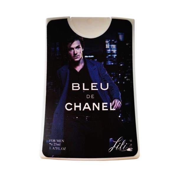 عطر جیبی مردانه لی لی گل مدل BLEU de Chanel حجم 25 میلی لیتر